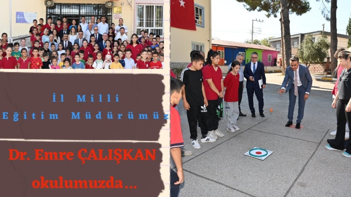 İL MİLLİ EĞİTİM MÜDÜRÜMÜZ OKULUMUZDA...